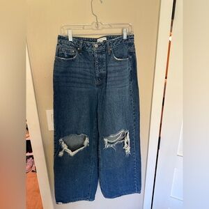 Distressed 90’s jeans